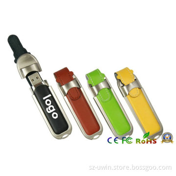 8GB Leather USB Flash Drive USB Memory Disk